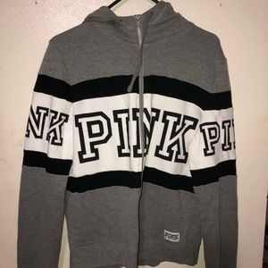 PINK zip up hoodie